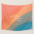 wrapped in endless, boundless grace Wall Tapestry Gallery Image 4