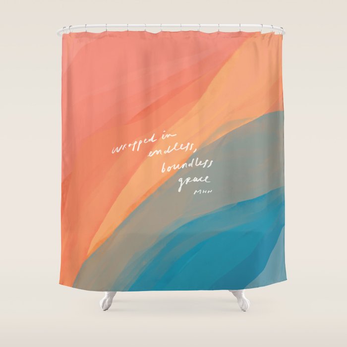 wrapped in endless, boundless grace Shower Curtain Gallery Image 1