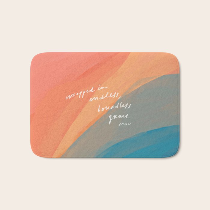 wrapped in endless, boundless grace Bath Mat Gallery Image 1