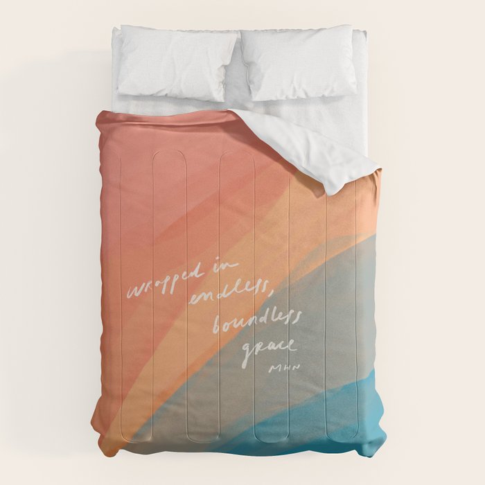 wrapped in endless, boundless grace Comforter Gallery Image 6