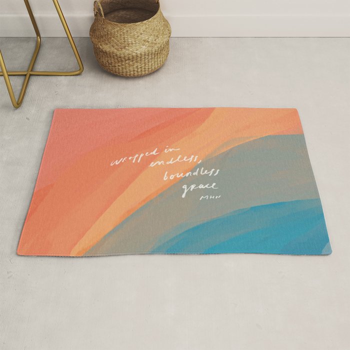 wrapped in endless, boundless grace Rug Gallery Image 1