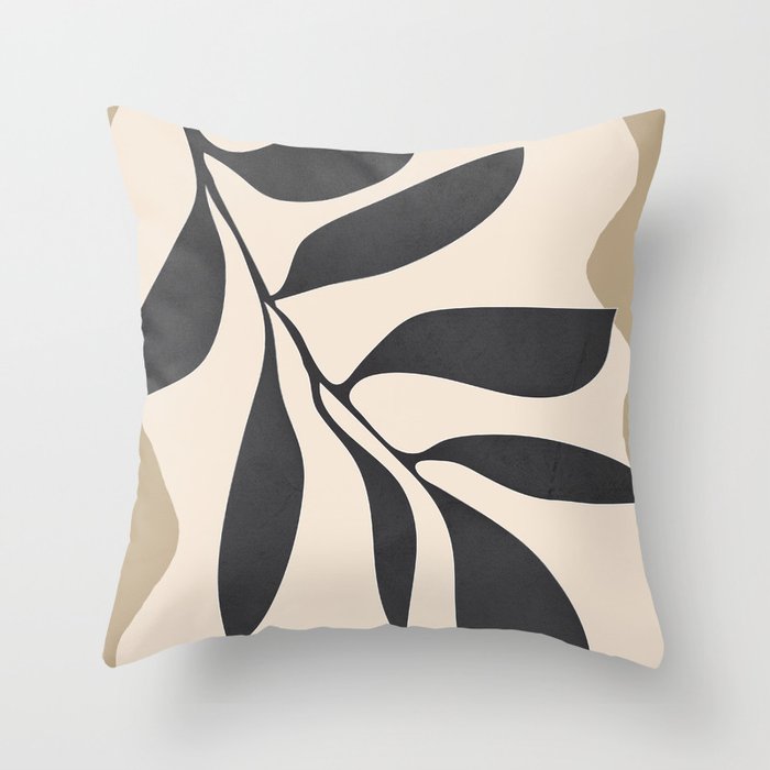 Abstract Branch Throw Pillow Gallery Image 1