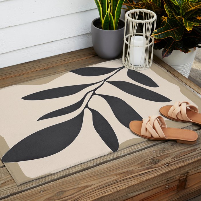 Abstract Branch Outdoor Rug Gallery Image 2