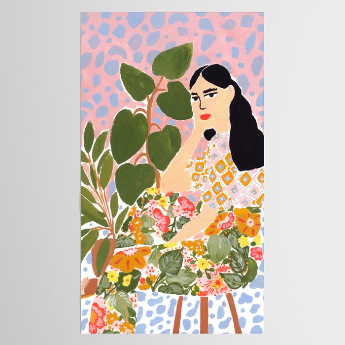 Botanical Lady Tablecloth Gallery Image 2