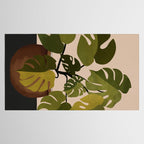 Monstera Plant In A Pot 1 Tablecloth Gallery Image 2