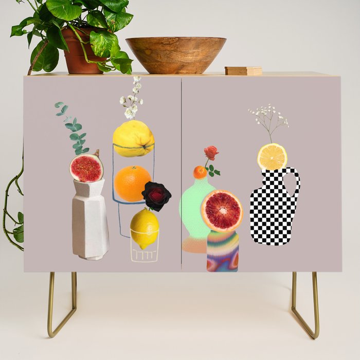 Still Life // Fruits & Flowers Credenza Gallery Image 1