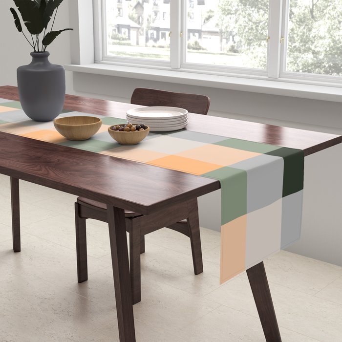 retro color illusion  Table Runner Gallery Image 2