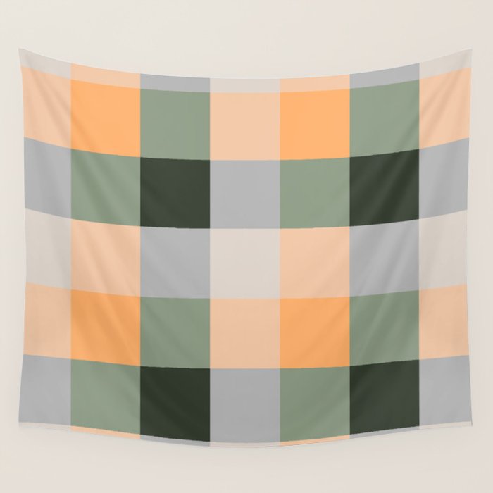 retro color illusion  Wall Tapestry Gallery Image 4