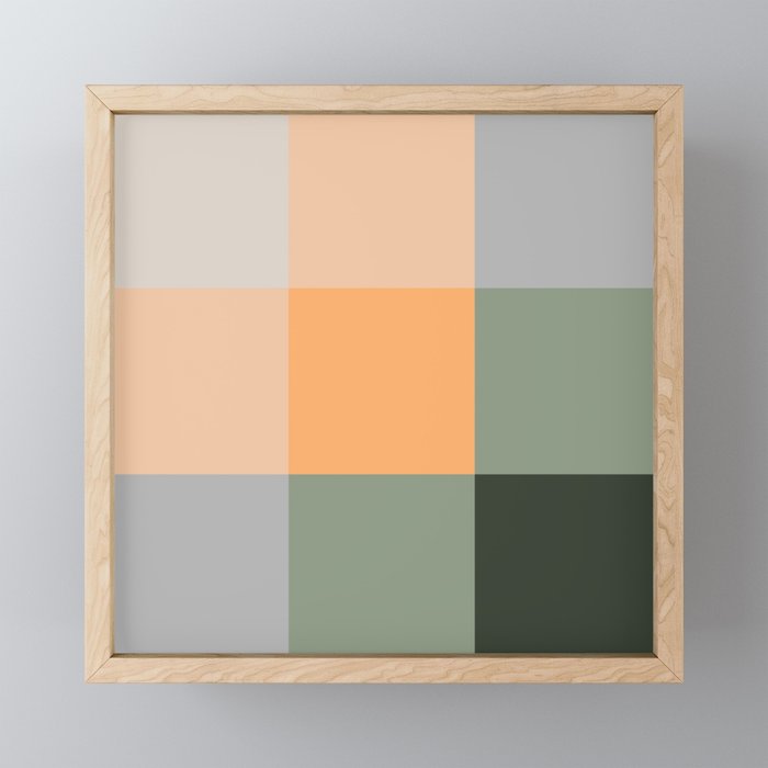 retro color illusion  Mini Art Print Gallery Image 1