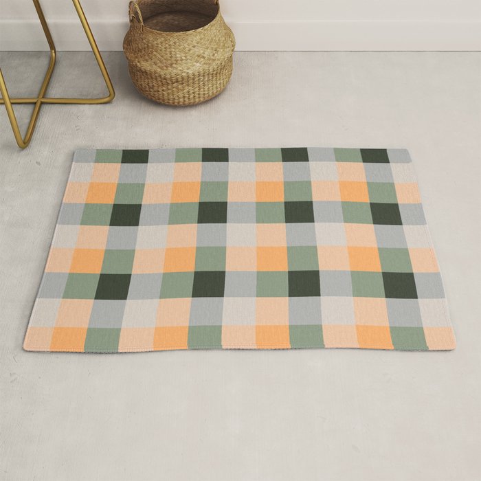 retro color illusion  Rug Gallery Image 1