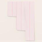 Simply Vertical Stripes Flamingo Pink on White Wallpaper Gallery Image 3