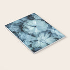 Floral Romance Vintage Nostalgia Aqual Blue Notebook Gallery Image 3