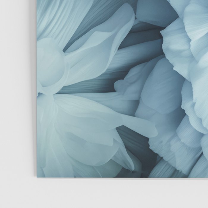 Floral Romance Vintage Nostalgia Aqual Blue Poster Gallery Image 3