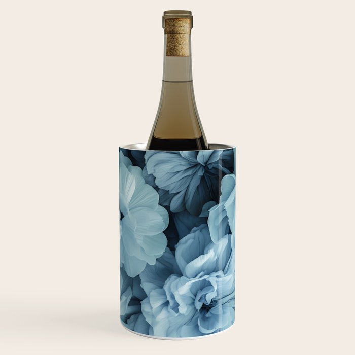 Floral Romance Vintage Nostalgia Aqual Blue Wine Chiller Gallery Image 1