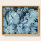 Floral Romance Vintage Nostalgia Aqual Blue Serving Tray Gallery Image 1