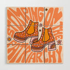 Stomping On The Patriarchy Wood Wall Art Gallery Image 1