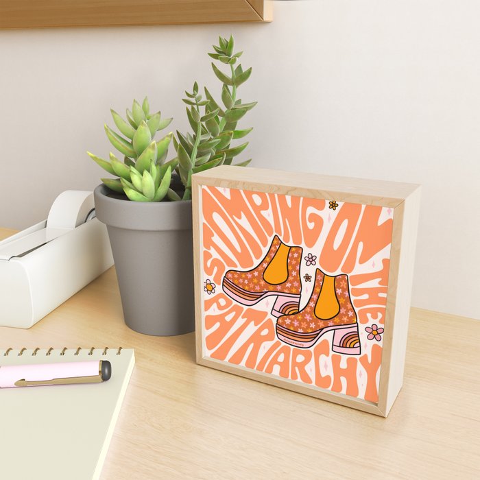 Stomping On The Patriarchy Mini Art Print Gallery Image 2