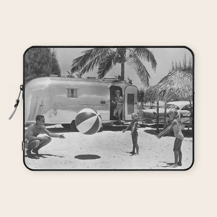 Family Holiday In The Airstream Laptop Sleeve Gallery Image 1