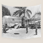 Family Holiday In The Airstream Wall Tapestry Gallery Image 4