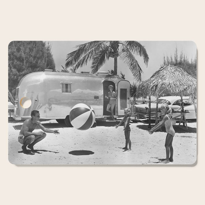 Family Holiday In The Airstream Cutting Board Gallery Image 1