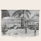 Family Holiday In The Airstream Wall Hanging Gallery Image 1