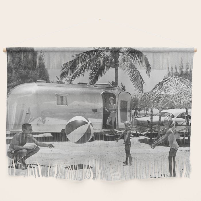 Family Holiday In The Airstream Wall Hanging Gallery Image 1