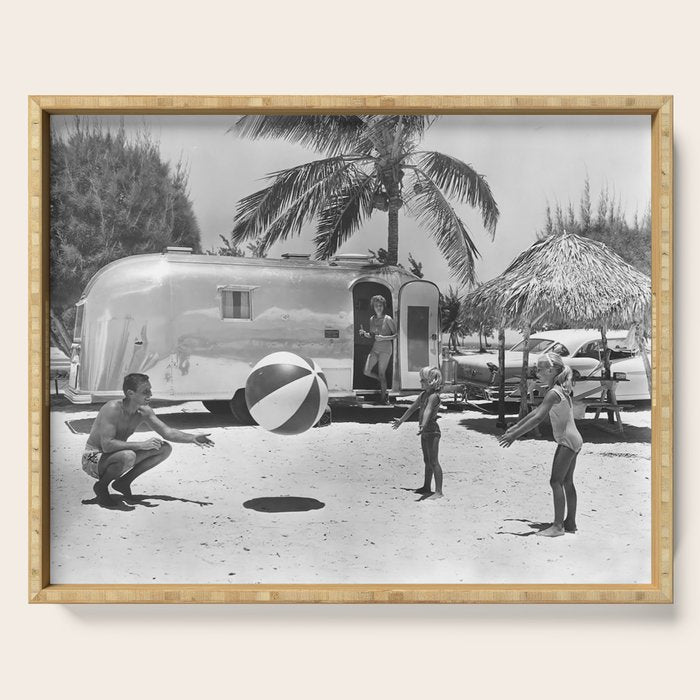 Family Holiday In The Airstream Serving Tray Gallery Image 1