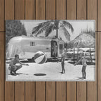 Family Holiday In The Airstream Outdoor Rug Gallery Image 1