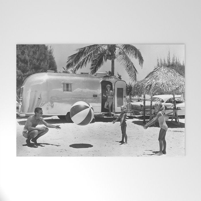 Family Holiday In The Airstream Welcome Mat Gallery Image 1