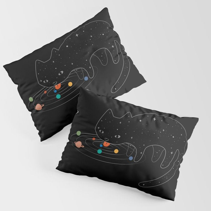Cat Landscape 117: Catstronomy Pillow Sham Gallery Image 3