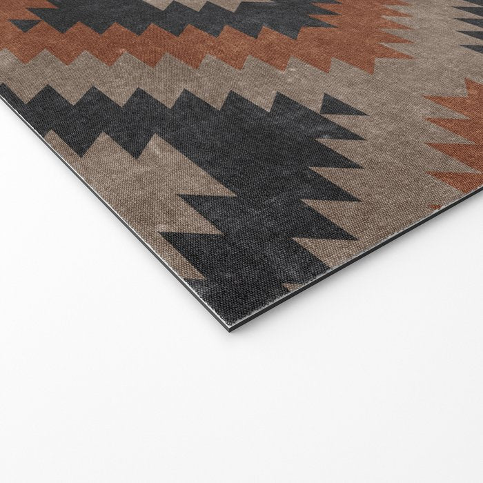 aztec neutrals - inkwell & taupe Welcome Mat Gallery Image 2
