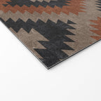 aztec neutrals - inkwell & taupe Welcome Mat Gallery Image 2