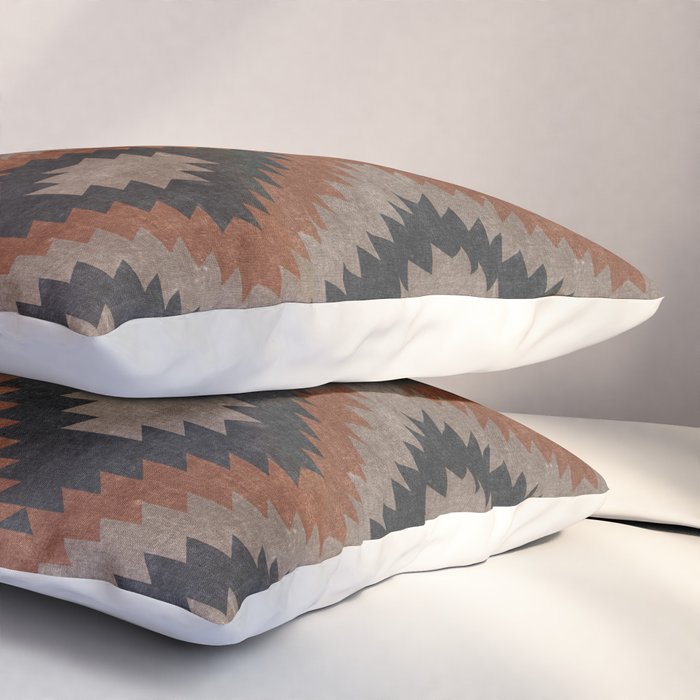 aztec neutrals - inkwell & taupe Pillow Sham Gallery Image 3