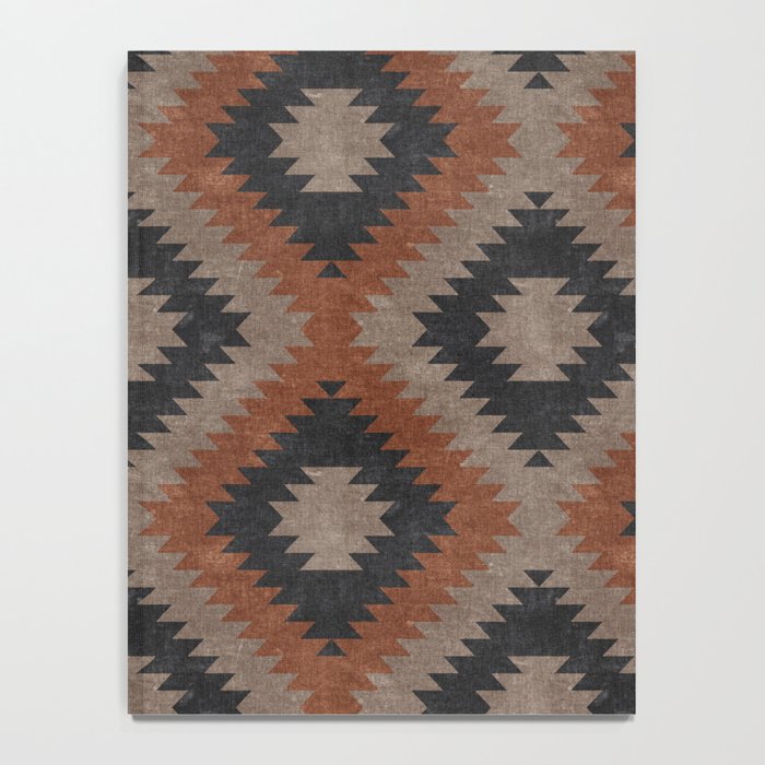 aztec neutrals - inkwell & taupe Notebook Gallery Image 4