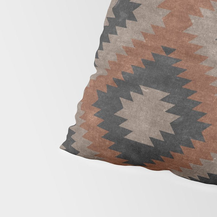 aztec neutrals - inkwell & taupe Pillow Sham Gallery Image 4