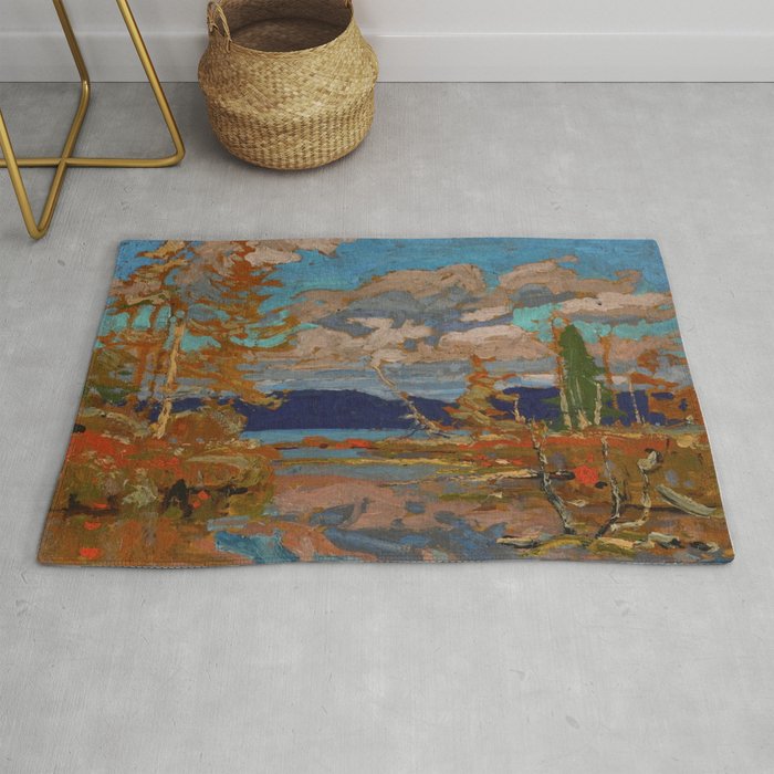 Tom Thomson The Lake, Bright Day 1916 Canadian Landscape Artist Rug Gallery Image 1