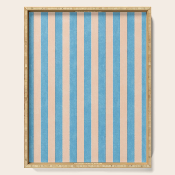 STRIPES 001 G - Lake Serving Tray Gallery Image 1