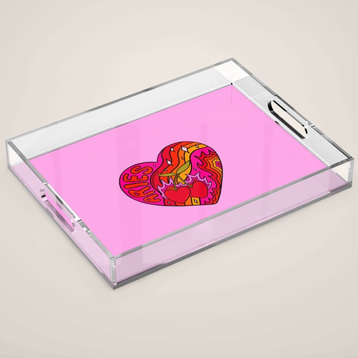 Aries Valentine Acrylic Tray Gallery Image 1