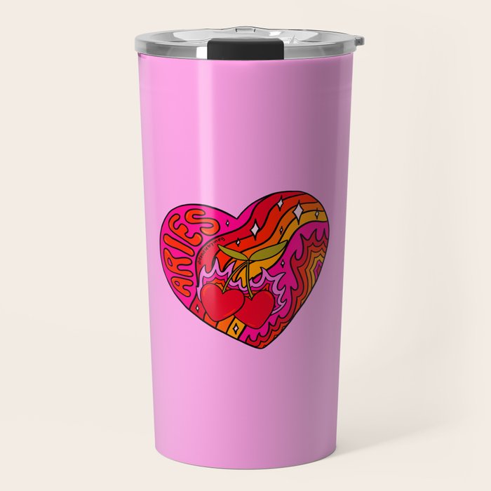 Aries Valentine Travel Mug Gallery Image 1