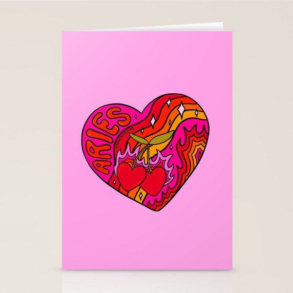 Aries Valentine Stationery Card Gallery Image 2