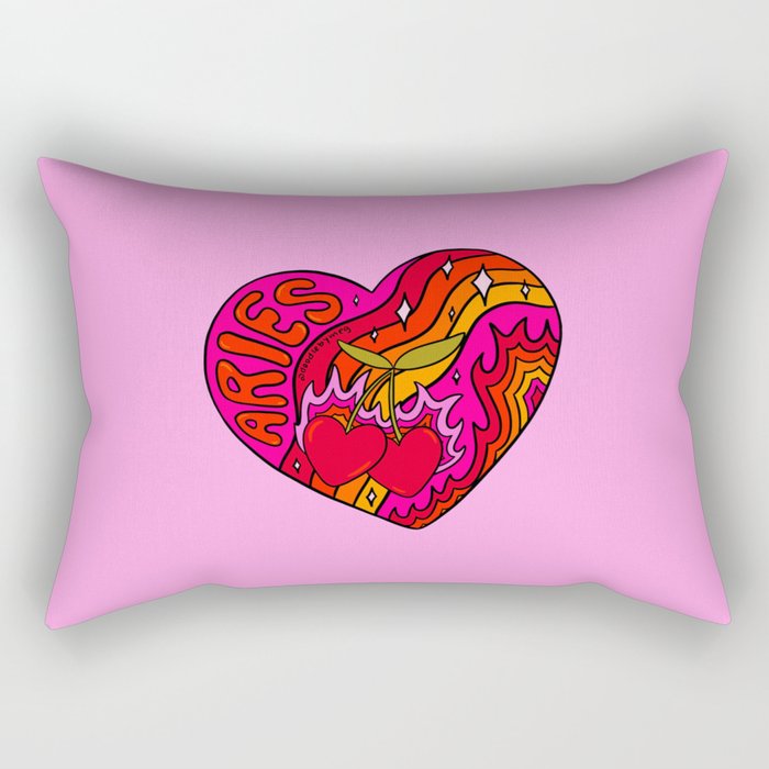 Aries Valentine Rectangular Pillow Gallery Image 2
