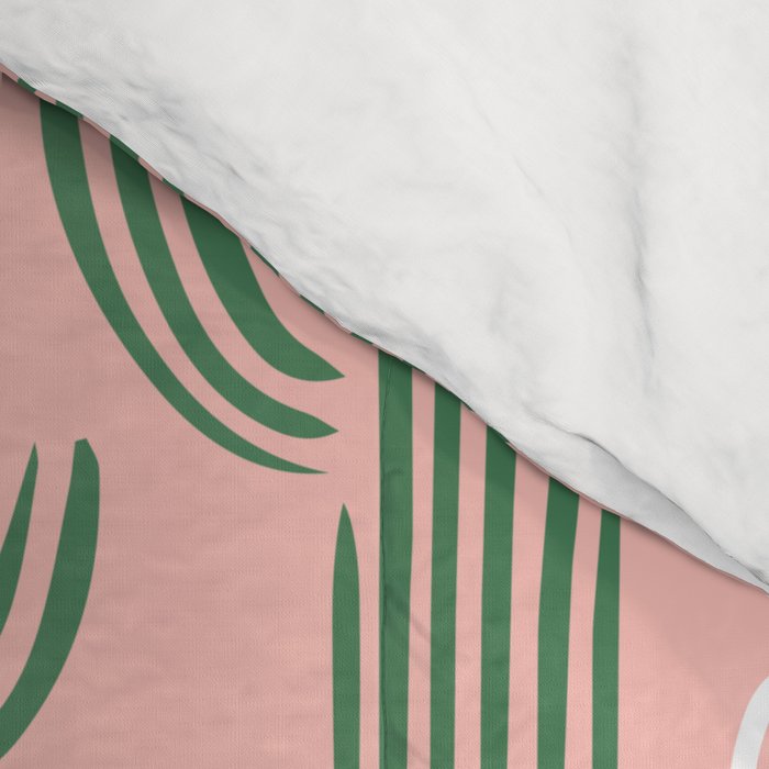 Cactus plant doodle art pattern Comforter Gallery Image 4