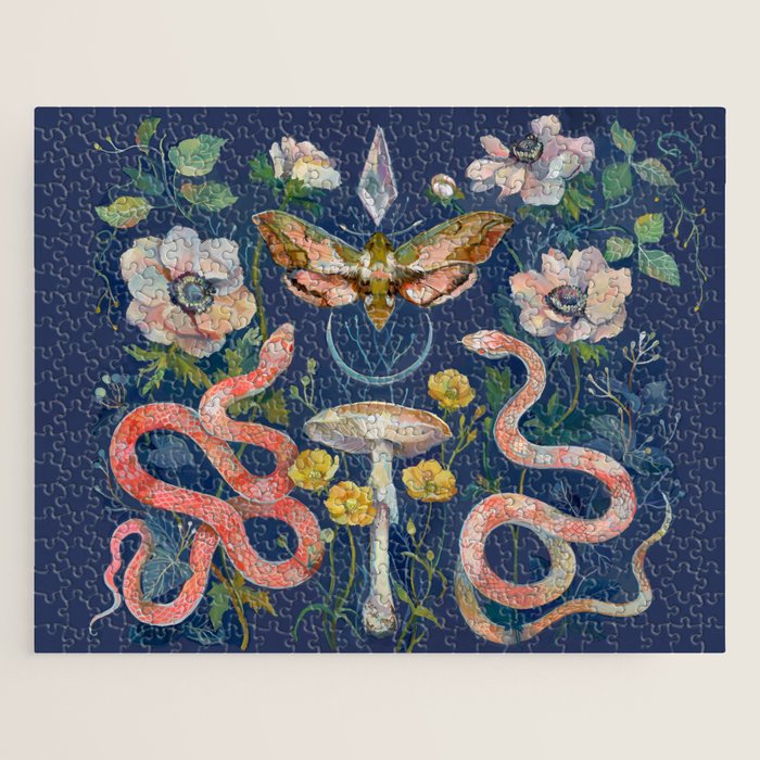 Snake Moth Mushroom  Jigsaw Puzzle Gallery Image 1