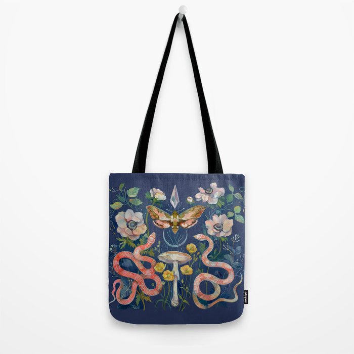 Snake Moth Mushroom  Tote Bag Gallery Image 2