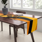 Retro 1970's Groovy Lines Colorful Designs Trending Art Table Runner Gallery Image 2