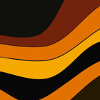 Retro 1970's Groovy Lines Colorful Designs Trending Art Coffee Mug Gallery Image 2