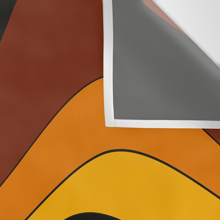 Retro 1970's Groovy Lines Colorful Designs Trending Art Wall Tapestry Gallery Image 3