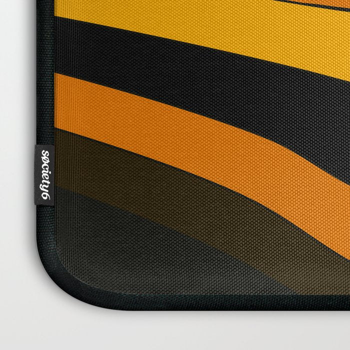 Retro 1970's Groovy Lines Colorful Designs Trending Art Laptop Sleeve Gallery Image 3