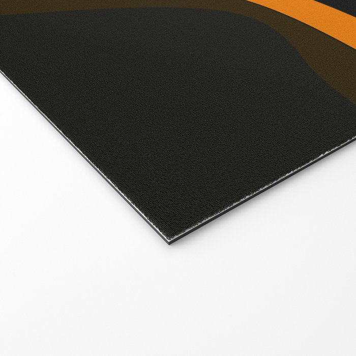 Retro 1970's Groovy Lines Colorful Designs Trending Art Welcome Mat Gallery Image 2