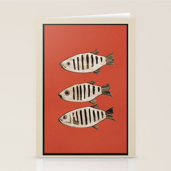 Abstract Fish Study I Stationery Card Gallery Image 2